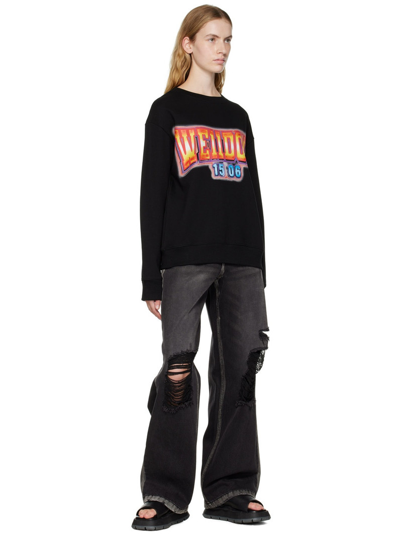 We11done Black Crewneck Sweatshirt outlook