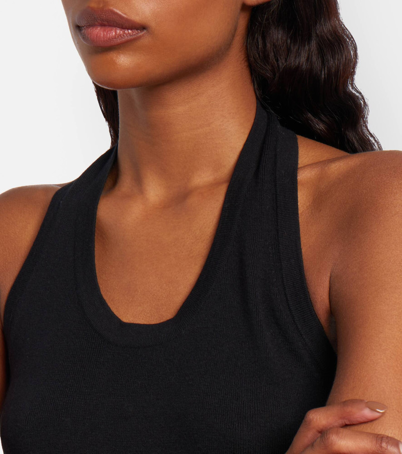 Jerry halterneck cotton and cashmere top 4