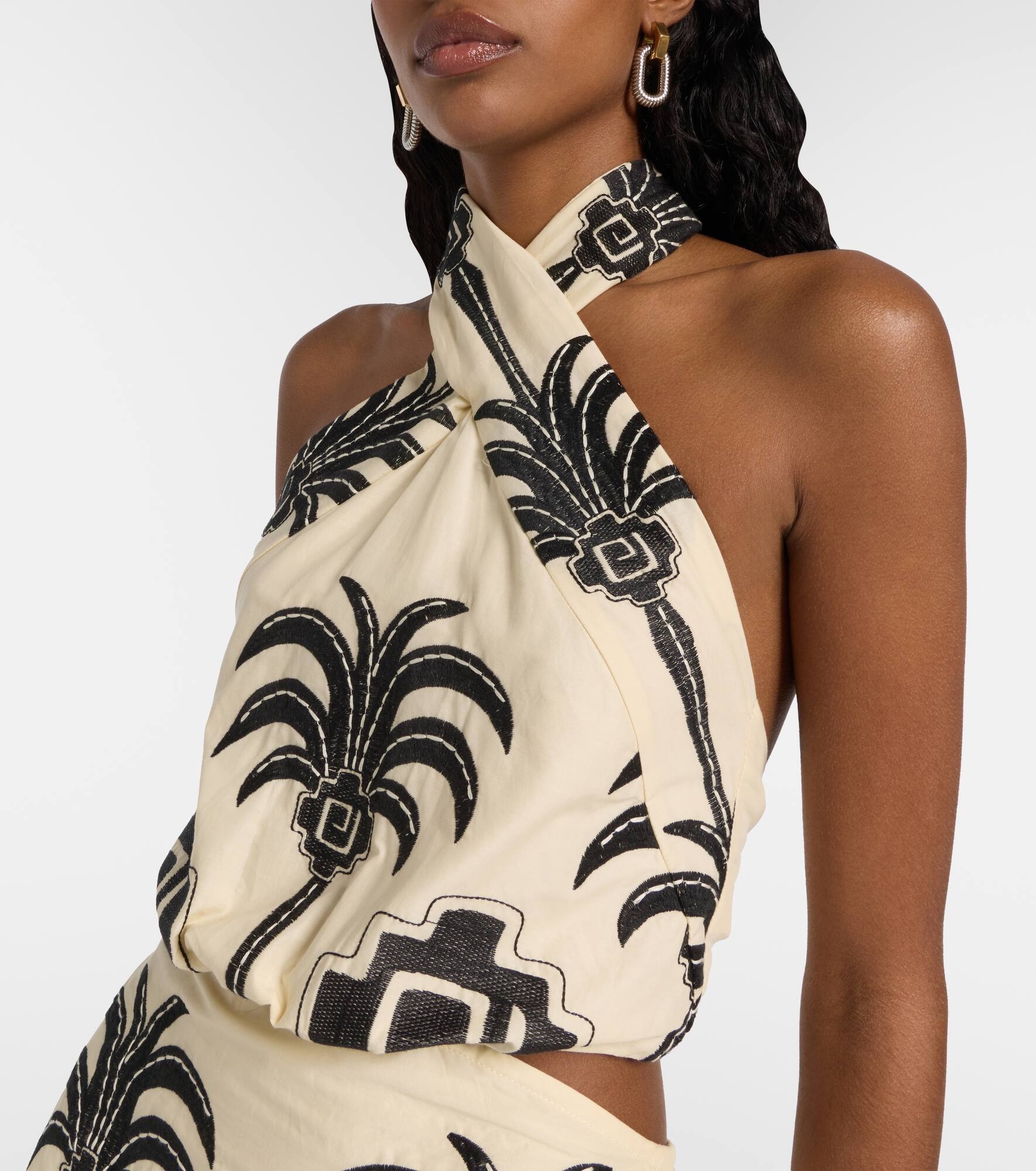 Pintaderas embroidered minidress - 4