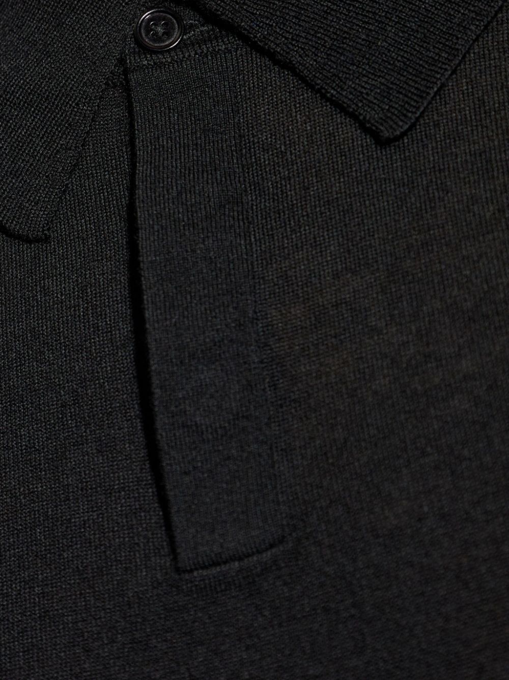 merino polo shirt - 5