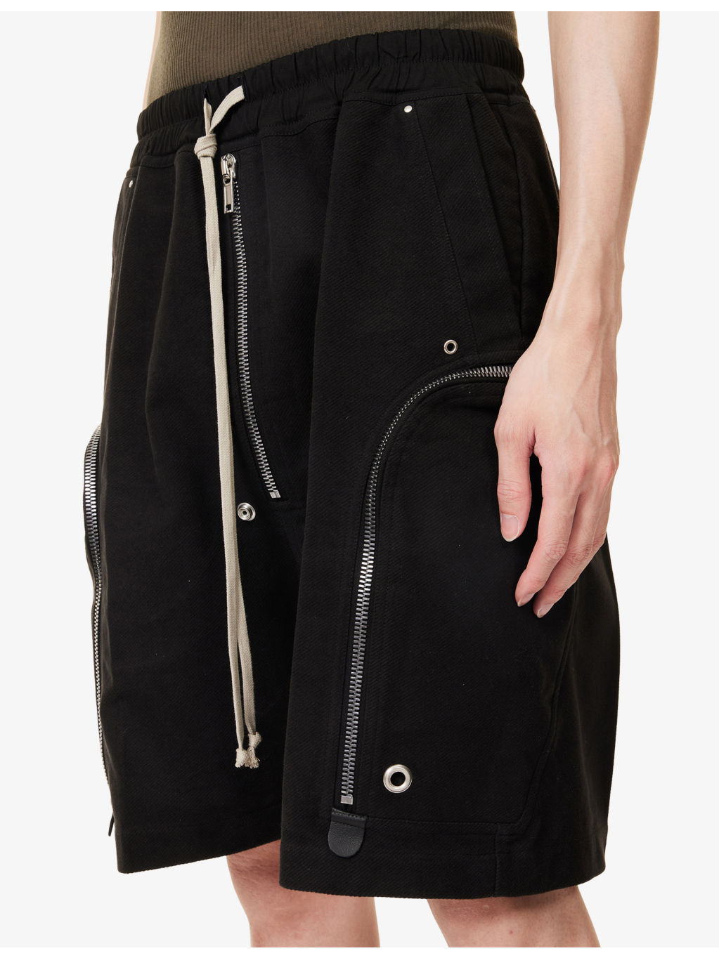 Bauhaus Bela Zipped Cotton Shorts - 5