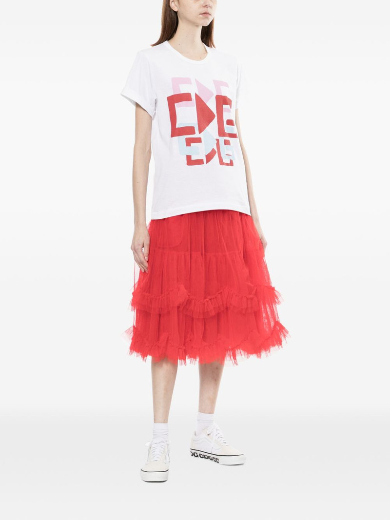 Comme des Garçons GIRL graphic round neck T-shirt outlook