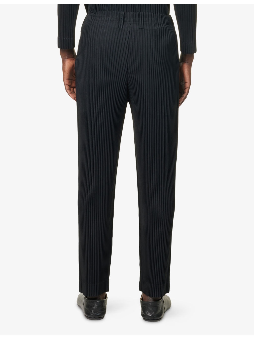 Basics Straight-Leg Pleats Knitted Trousers - 4