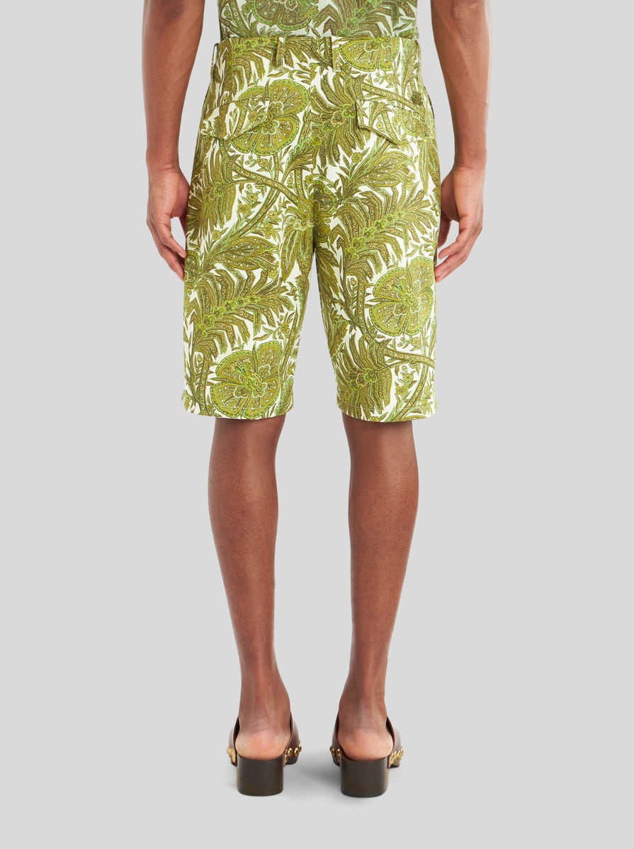 FOLIAGE PATTERN BERMUDAS - 4