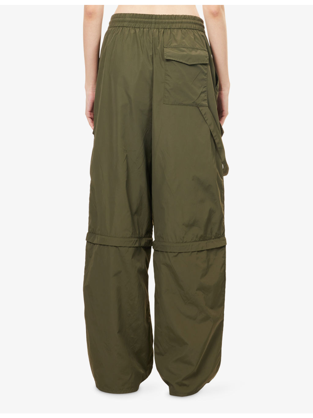 Girly Tech Detachable-Panel Woven Trousers - 4