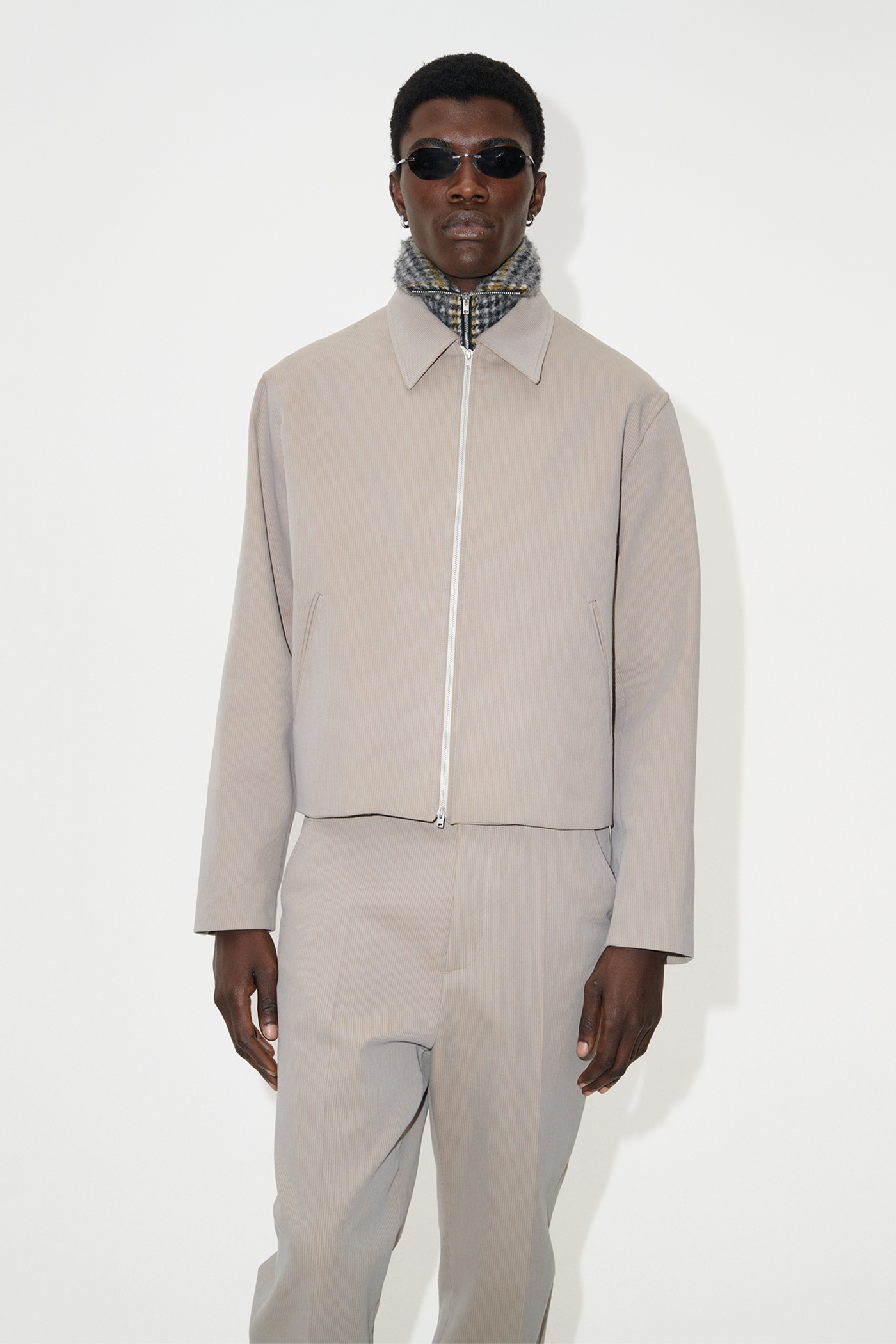ジャケット・アウター OUR LEGACY MINI JACKET Lynx Grey Bedford Our Legacy - Mini Jacket Lynx Grey Bedford Solaro