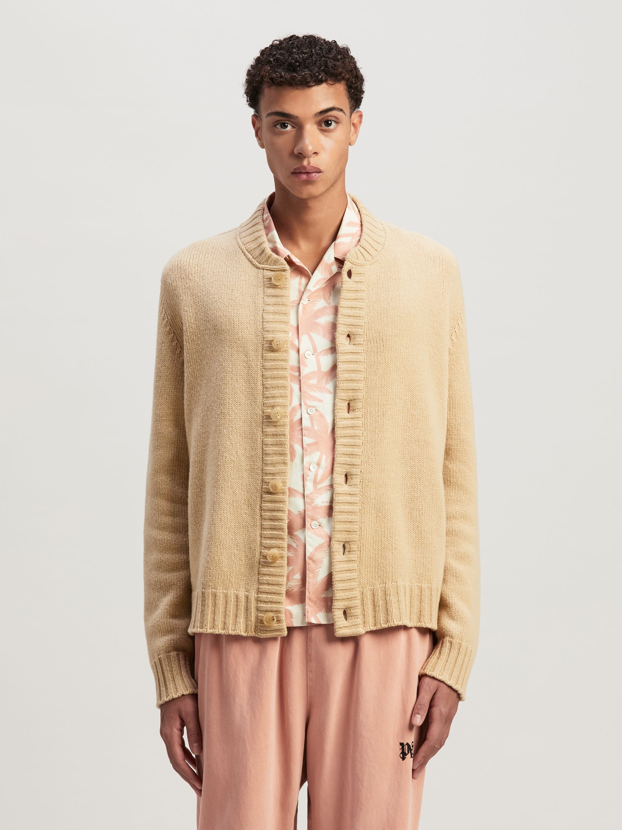 Curved Logo Cardigan - 3