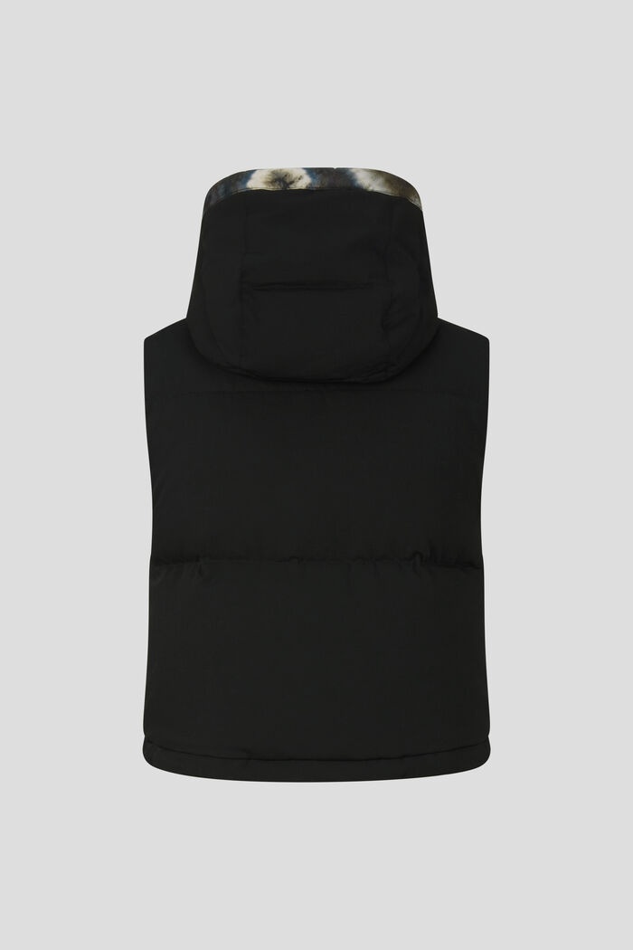 Sinja Reversible down waistcoat in Brown/Blue - 10