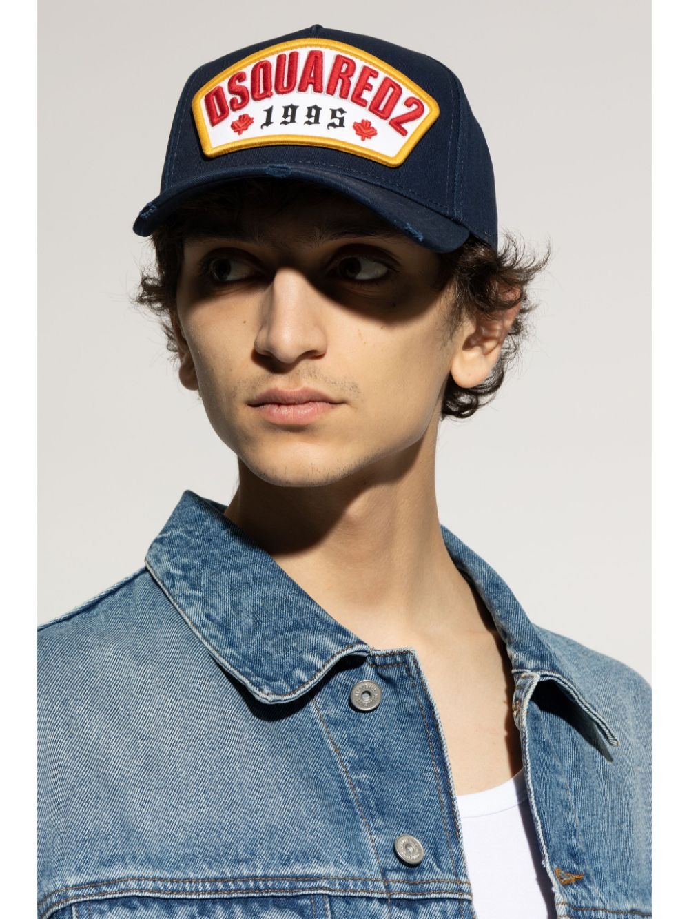 logo-appliquÃ© cotton baseball cap - 2