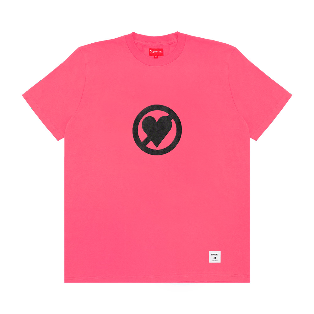 Supreme No Love Short-Sleeve Top 'Pink' - 1