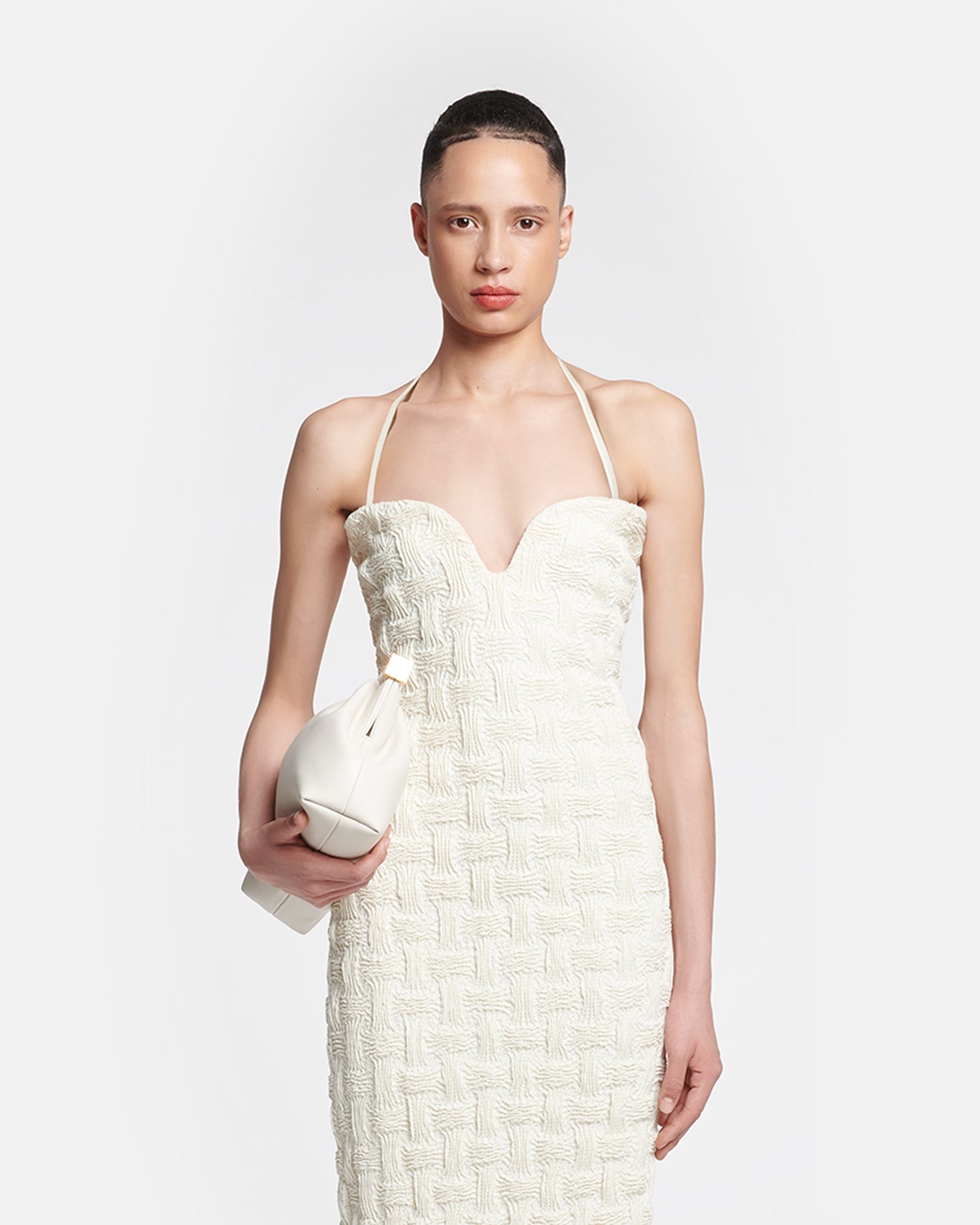 Seersucker Tech Linen Midi Dress - 4