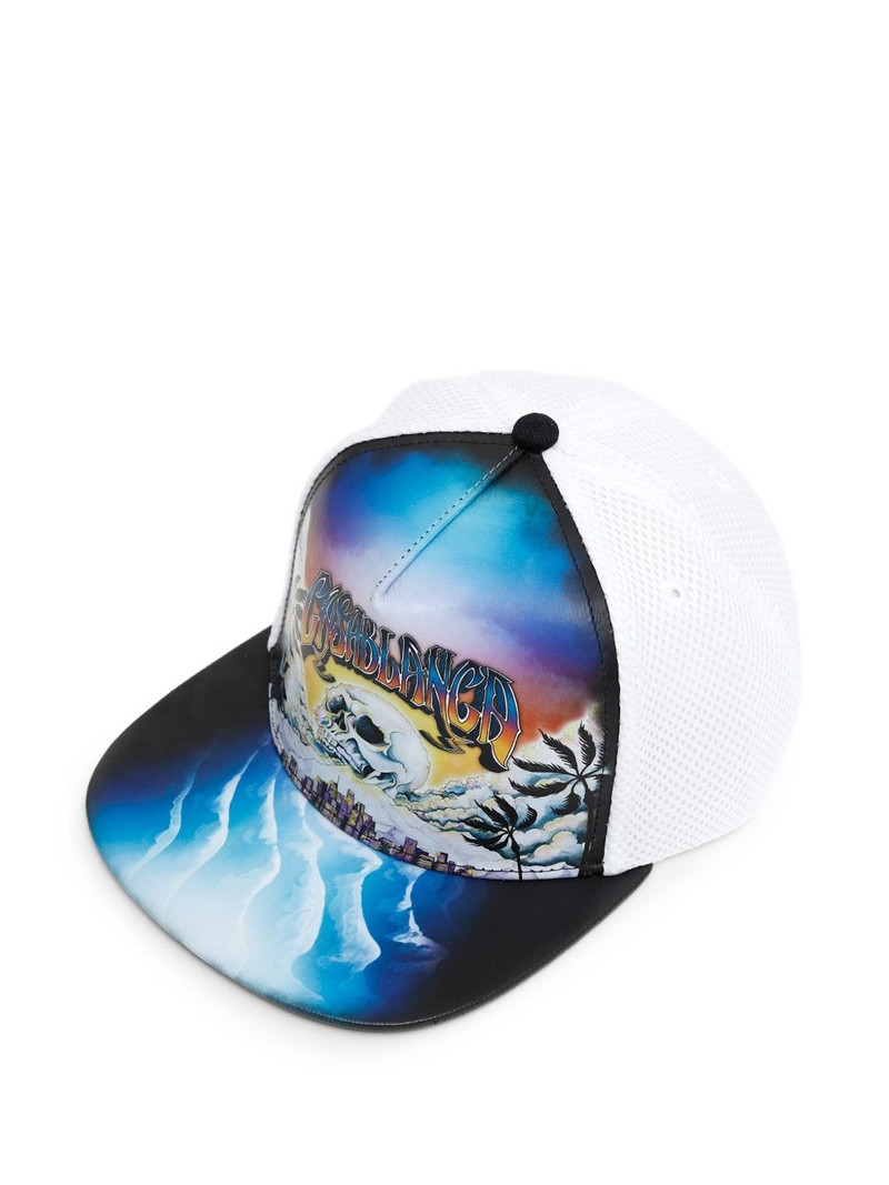 CASABLANCA logo-print cap outlook