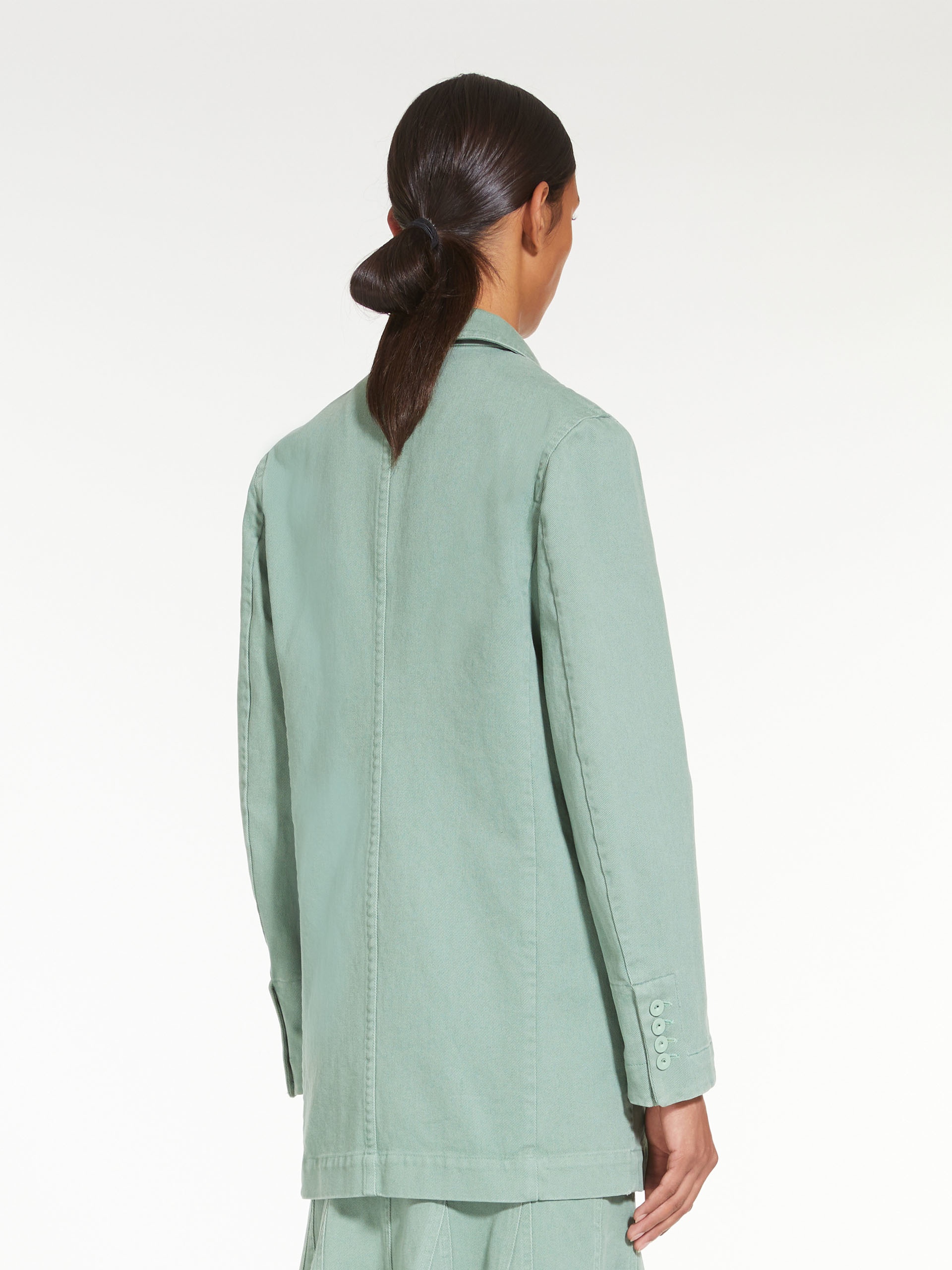ZENOBIA Cotton drill double-breasted jacket - 4