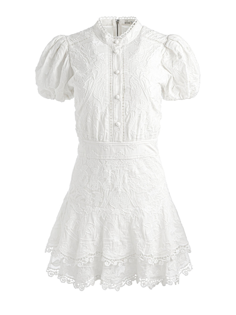 LORYN EMBROIDERED SHIRT DRESS 1