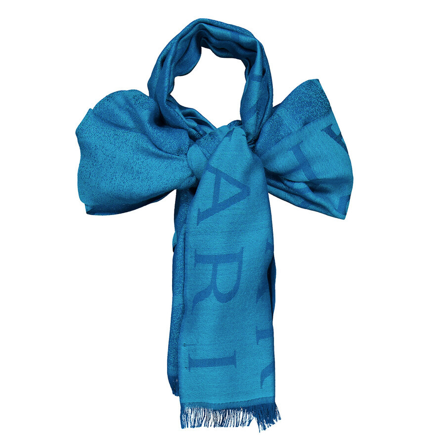 Bvlgari Logomania Fade Cashmere and Silk Stole - 5