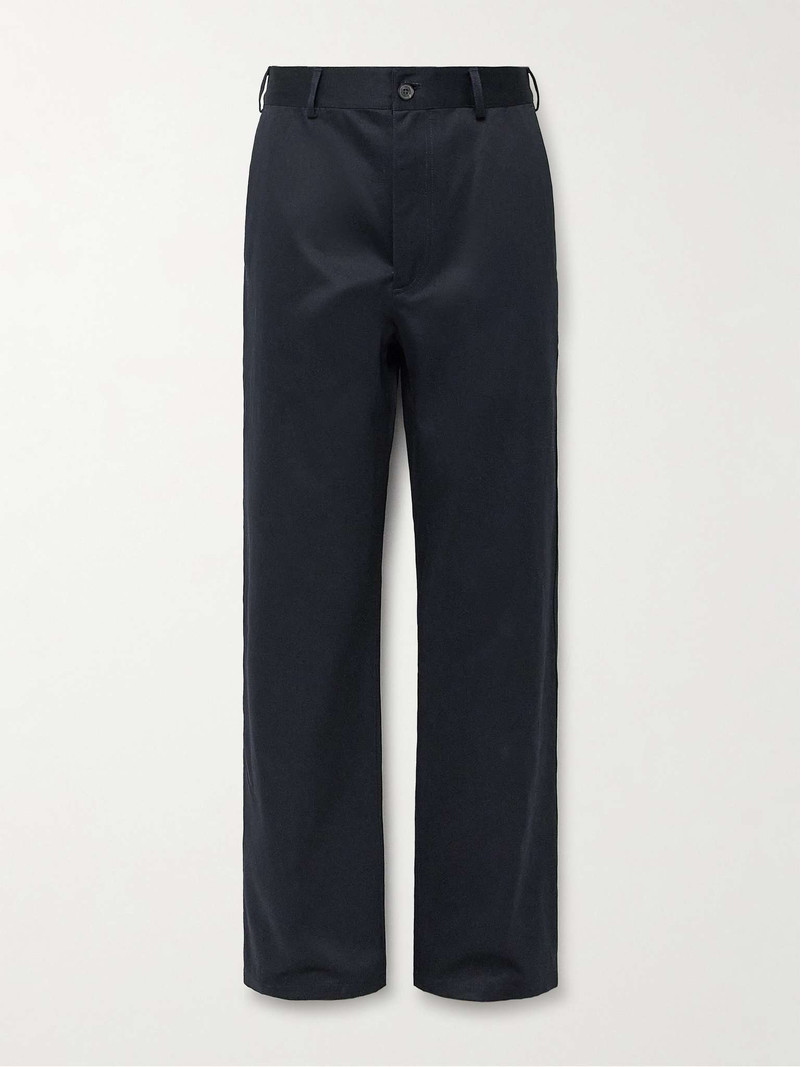 Corentin Straight-Leg Cotton-Twill Trousers 1