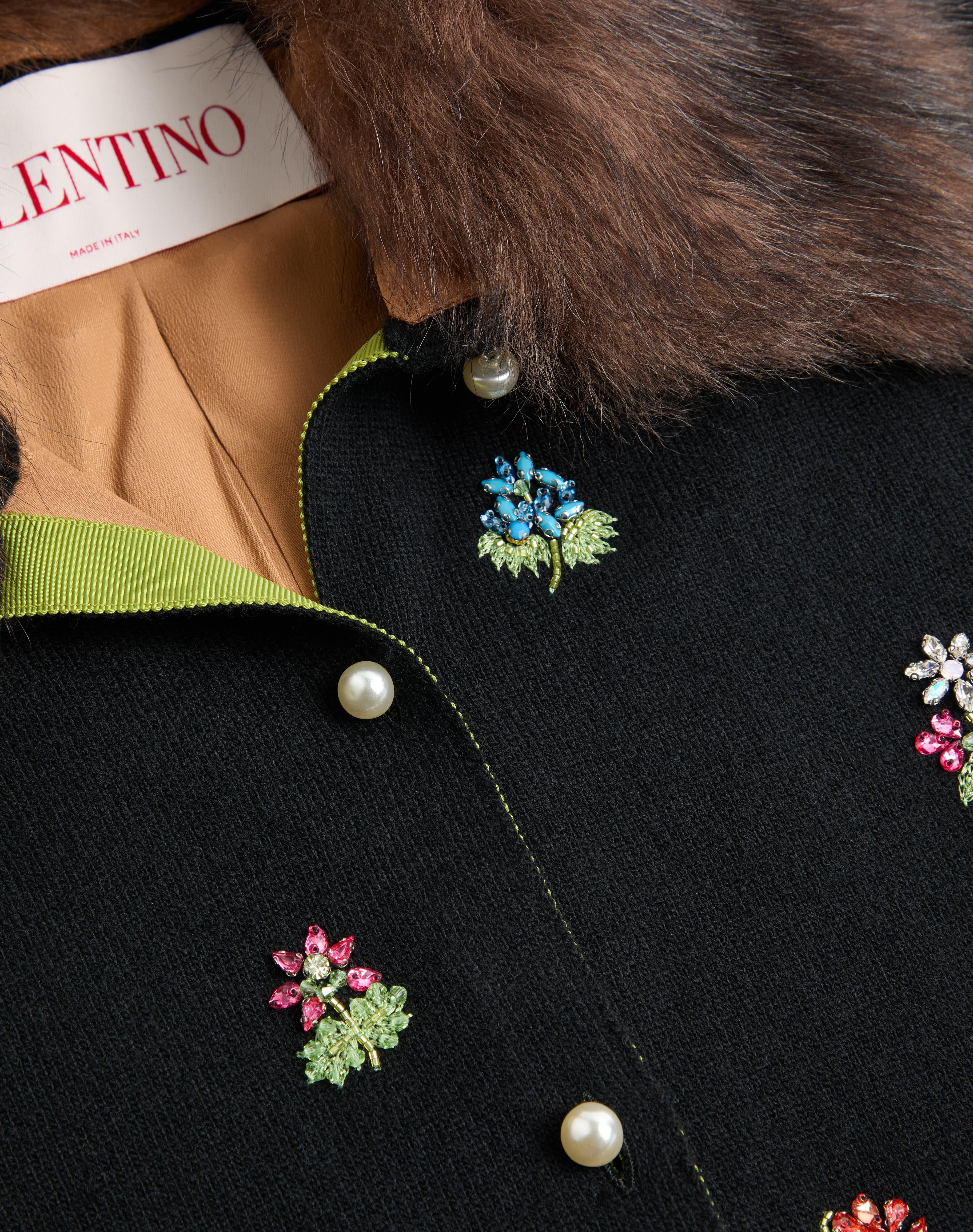 EMBROIDERED WOOL CARDIGAN - 3
