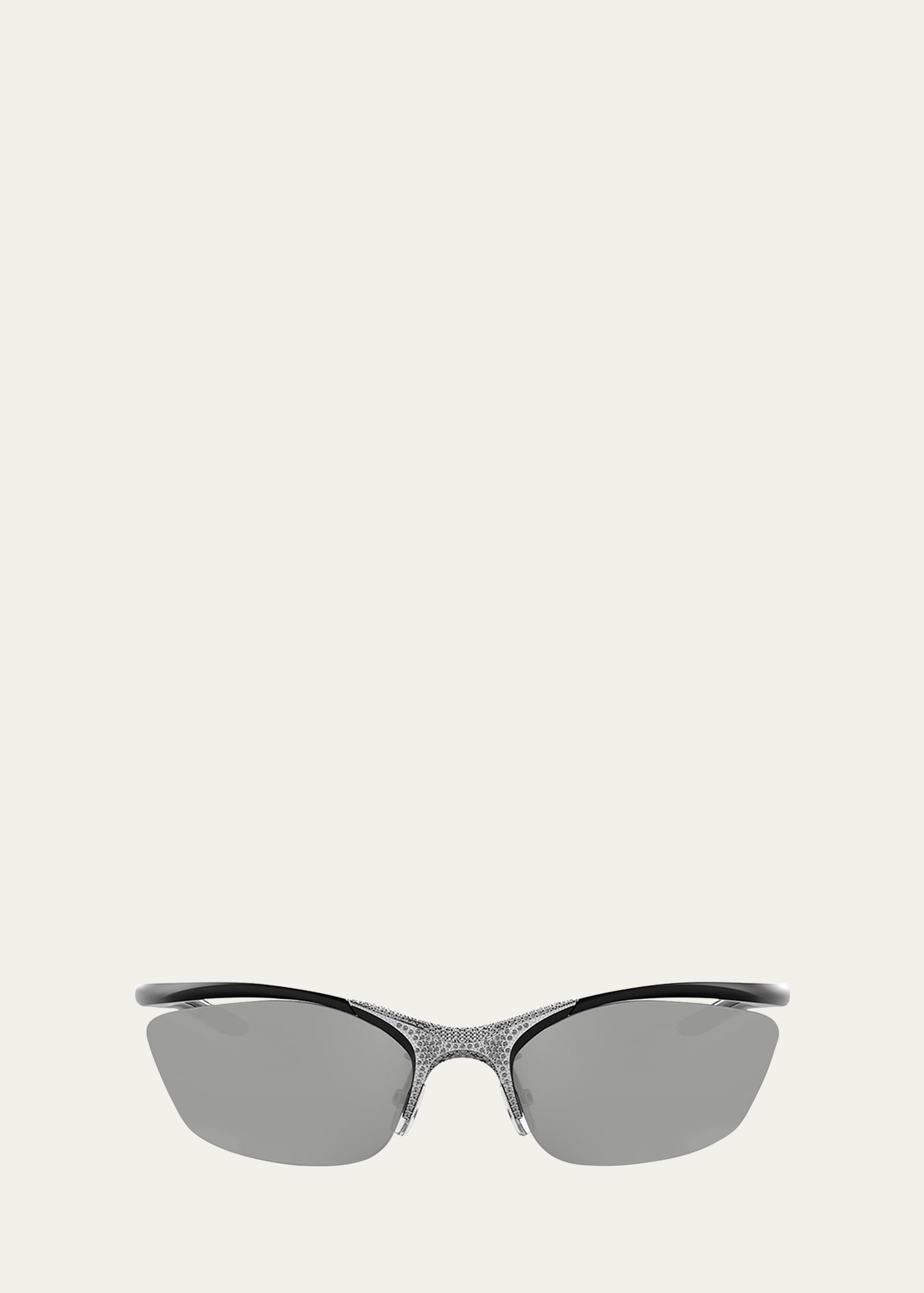 Signature Crystal Cat-Eye Sunglasses - 1