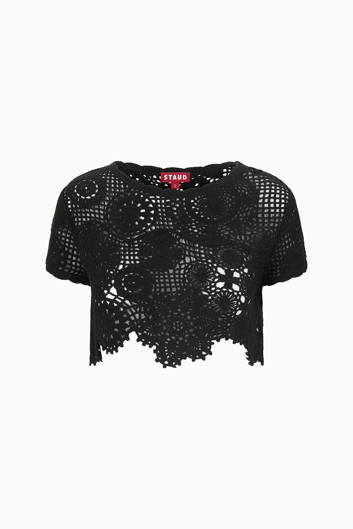 STAUD STARLIGHT TOP BLACK - 1