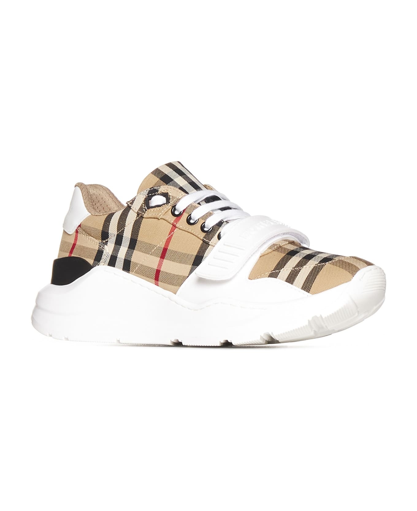 Vintage Check Motif Sneakers - 2