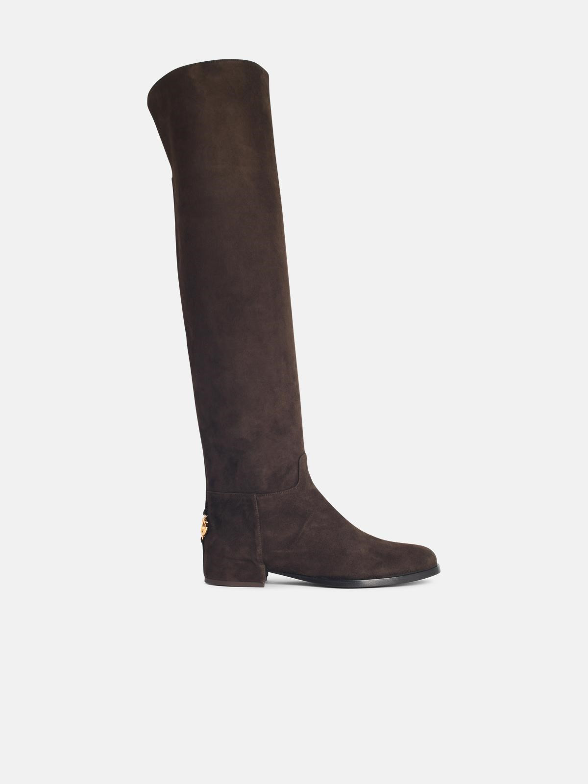 EBONY SUEDE BOOTS - 1