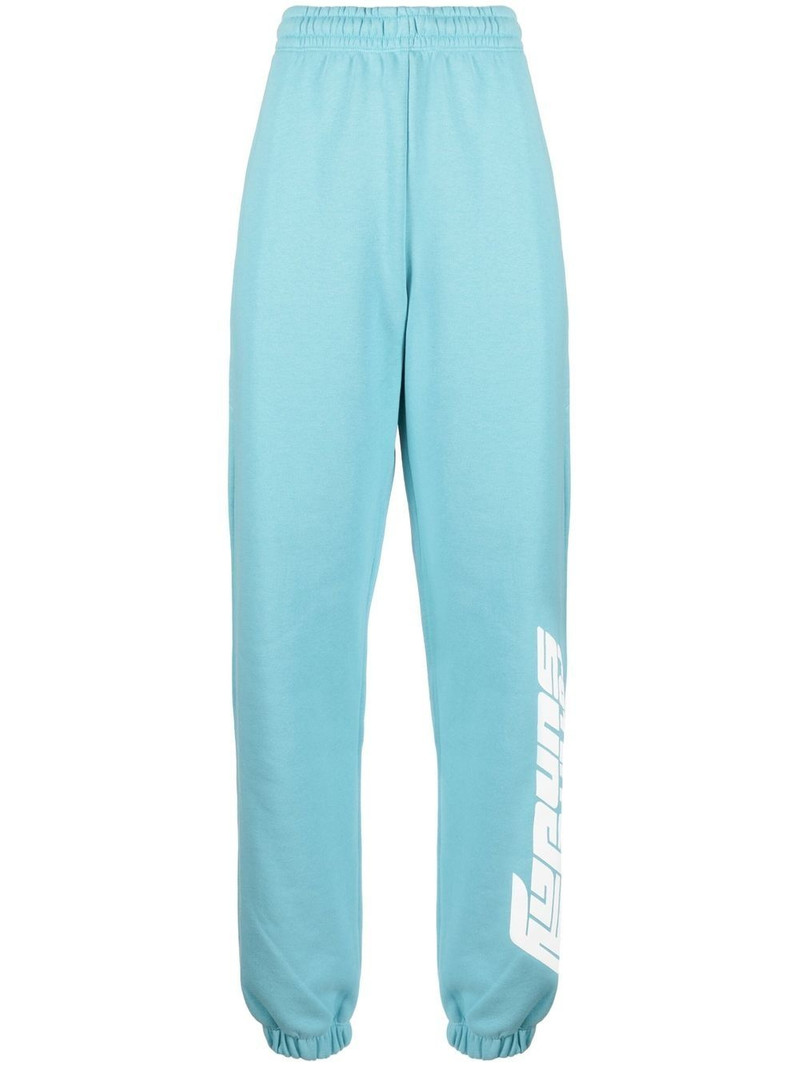 logo-print track pants 1
