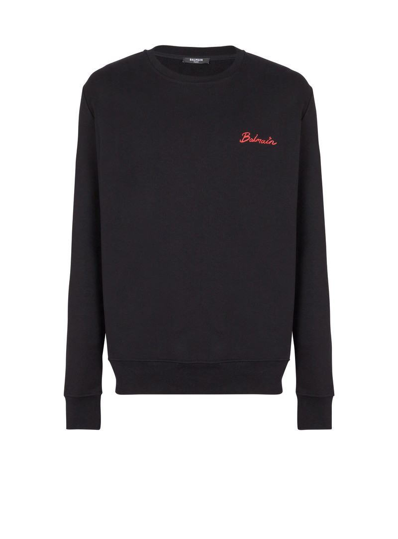 Sweatshirt with Balmain Kiss print 1