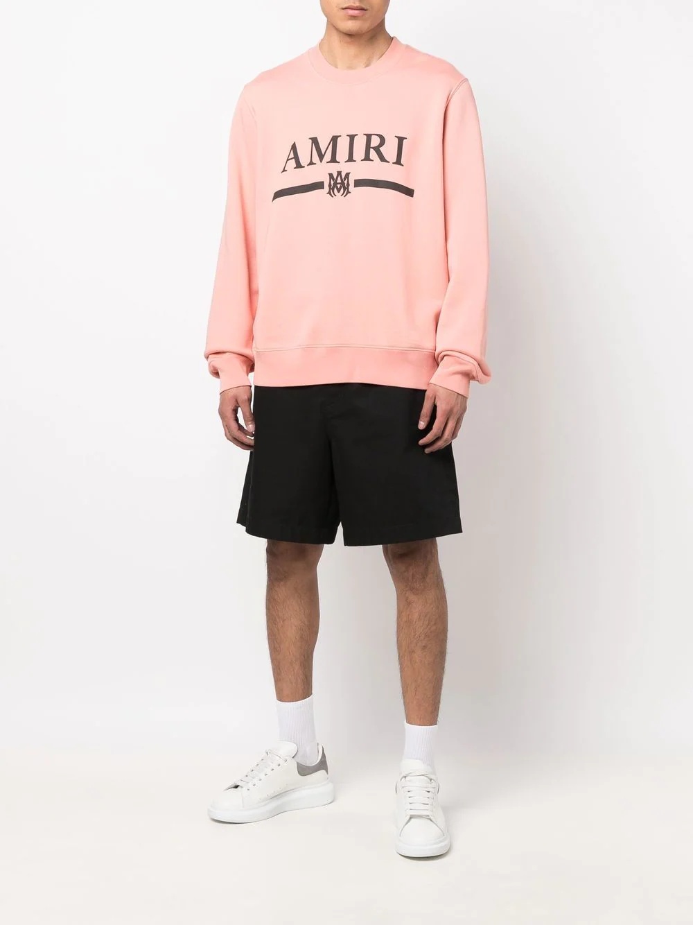 logo-print crew sweatshirt - 2