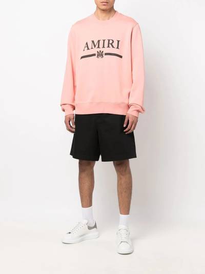 AMIRI logo-print crew sweatshirt outlook