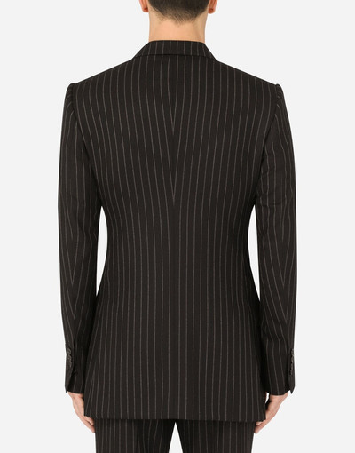 Dolce & Gabbana Pinstripe wool Beat-fit jacket outlook