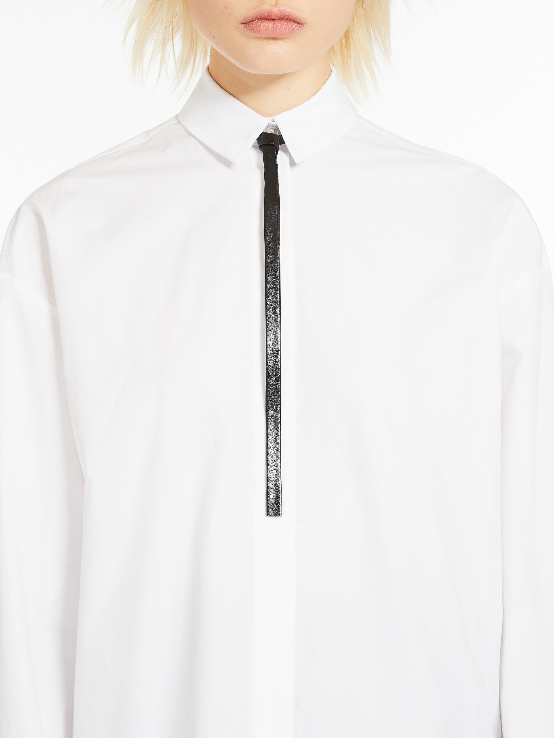 GESSO Oversized poplin shirt - 5