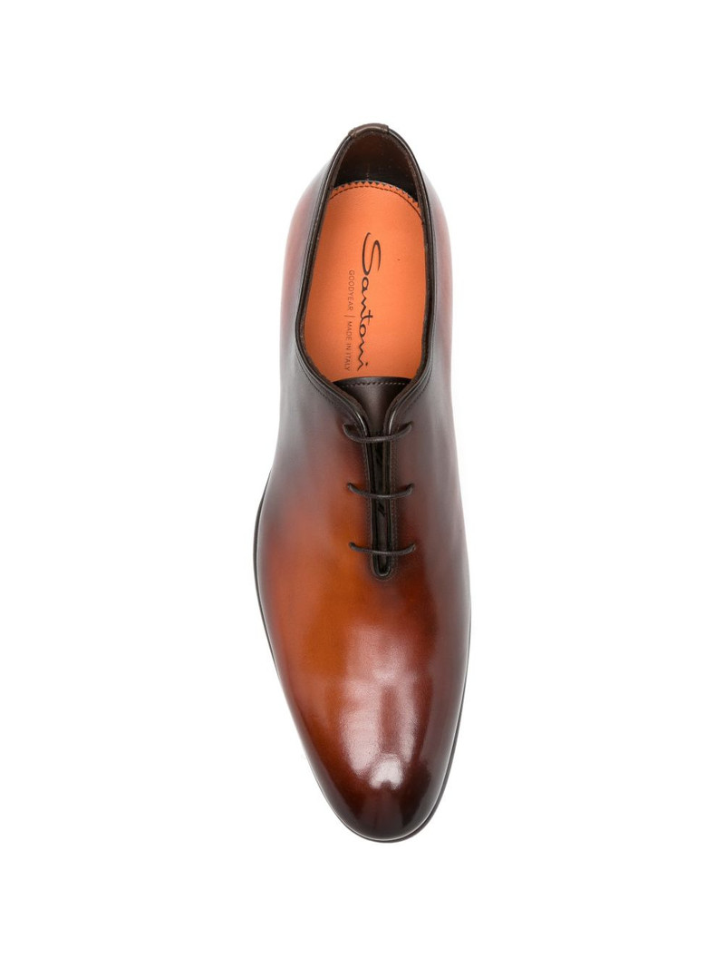 lace-up almond-toe loafers 4