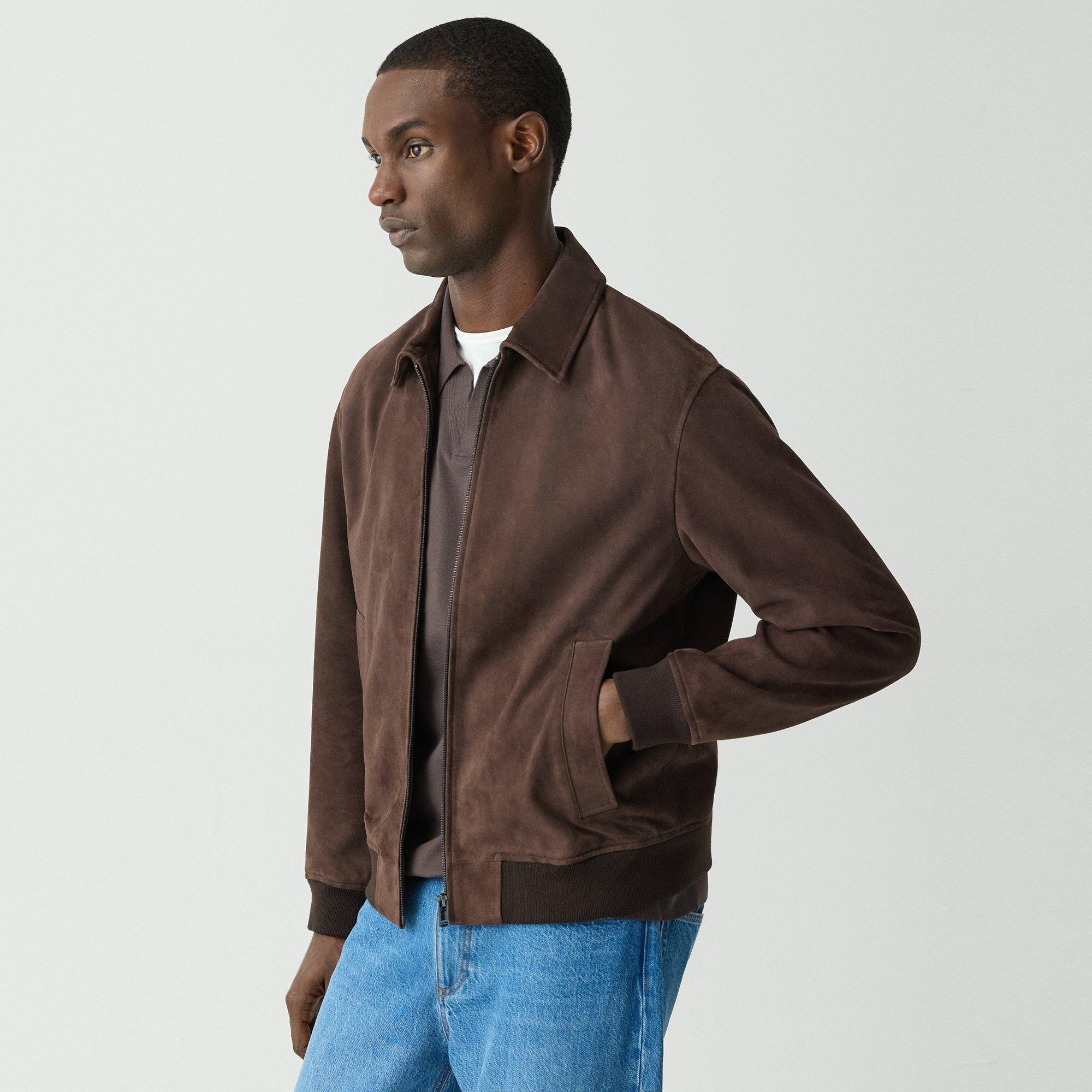 Wyatt Zip Jacket in Suede - 3