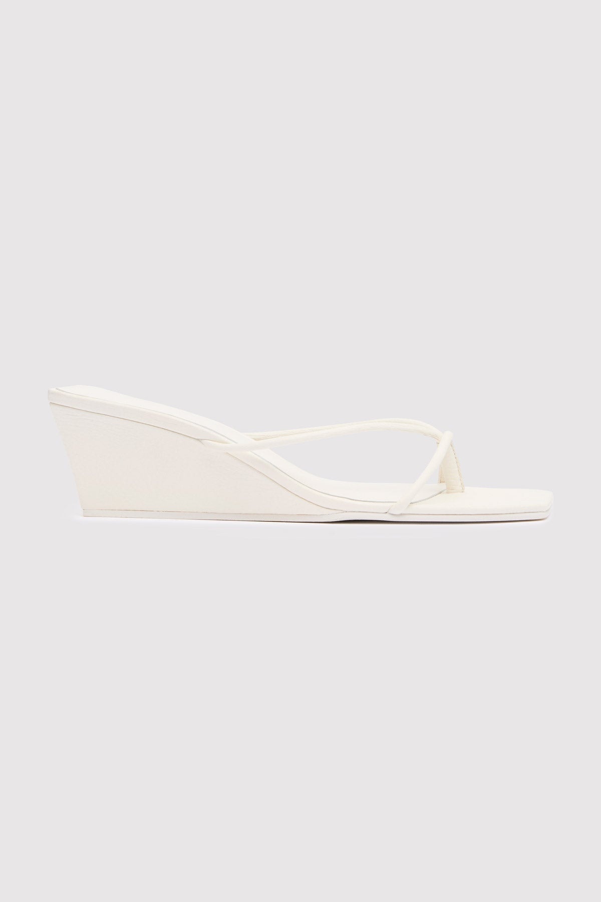 Minimal Low Wedge - White - 4