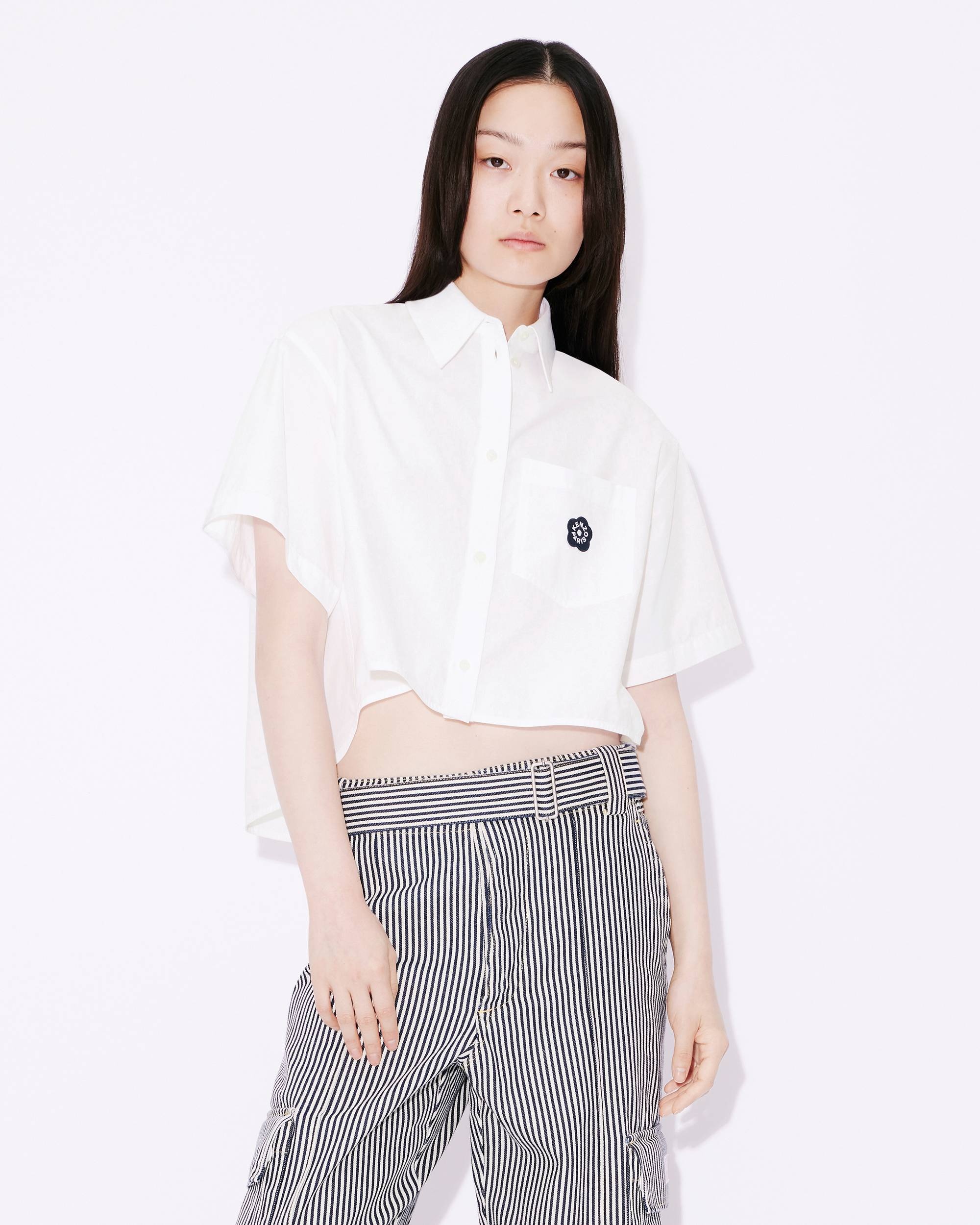 'Boke 2.0' cropped shirt - 3