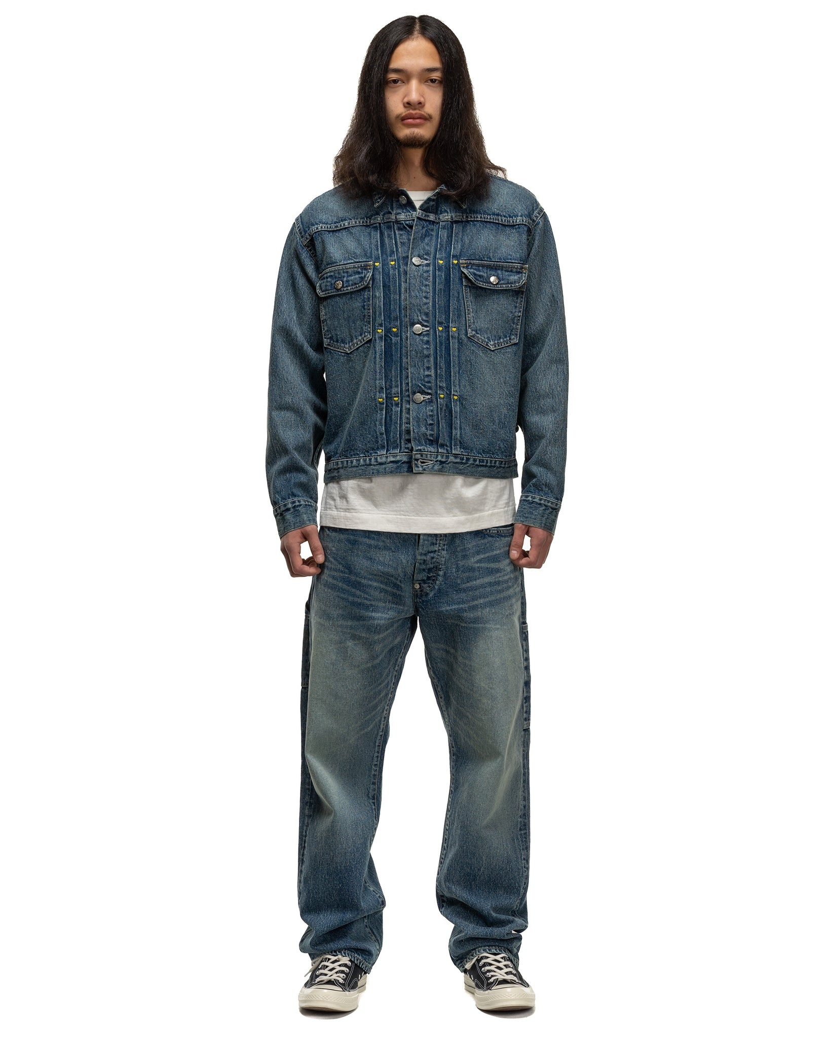 DENIM WORK JACKET INDIGO - 3