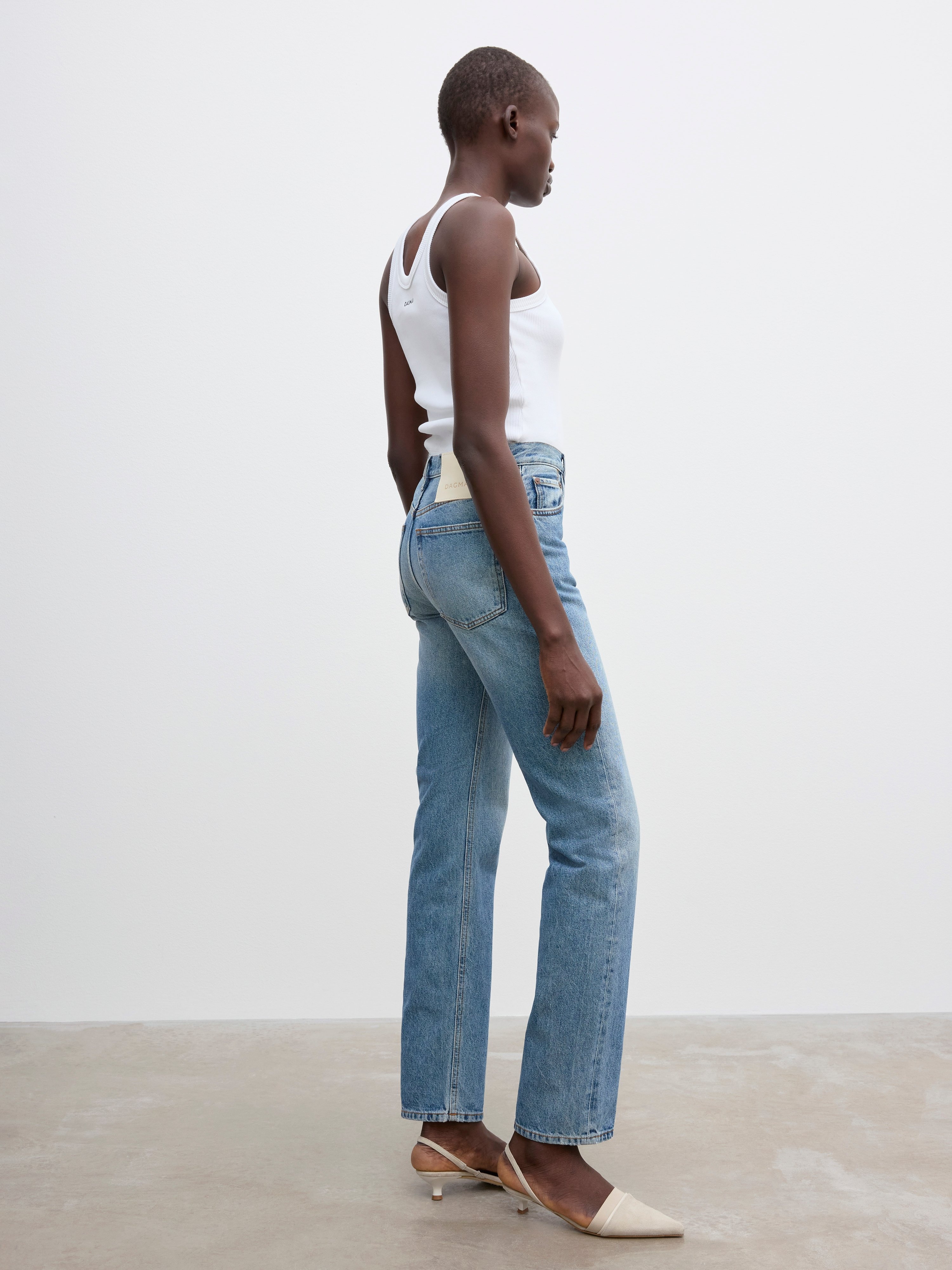 Straight Leg Denim - 4