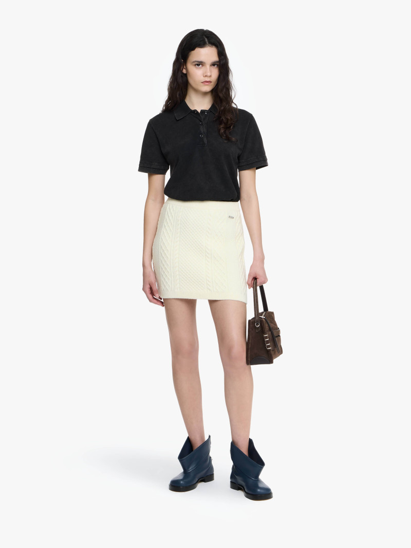 JW Anderson CABLE KNIT MINI SKIRT outlook