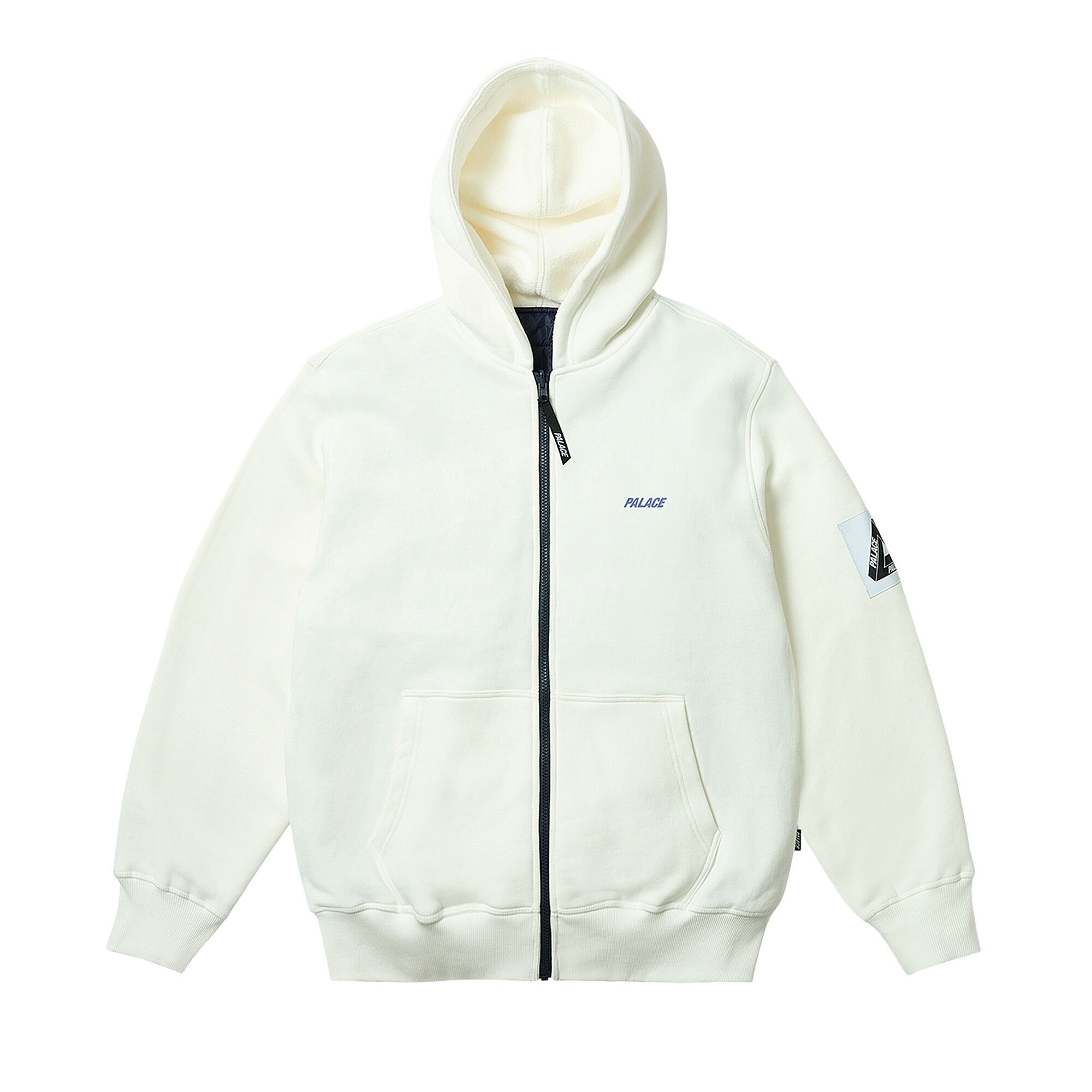 Palace Reversible Vest Hood 'Soft White' - 3