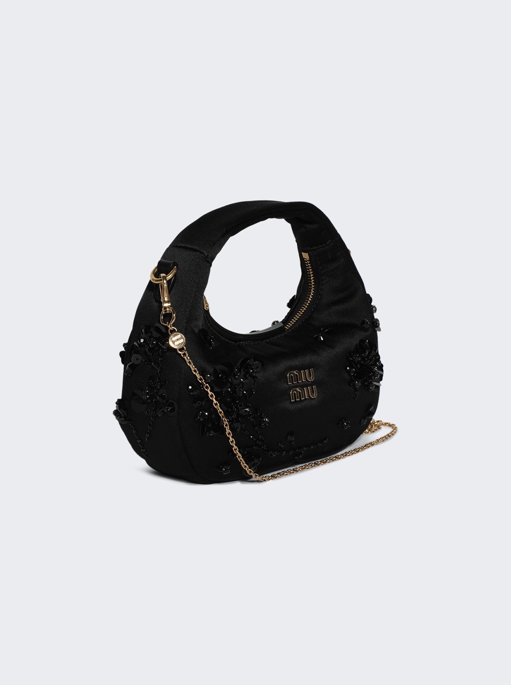 Wander Embroidered Duchesse Mini Bag Black - 4