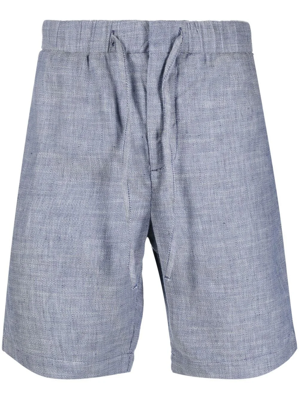 linen-cotton deck shorts - 1