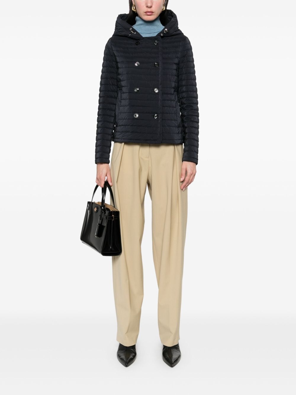 logo-patch trousers - 2