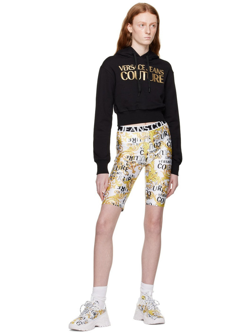 VERSACE JEANS COUTURE White Printed Shorts outlook
