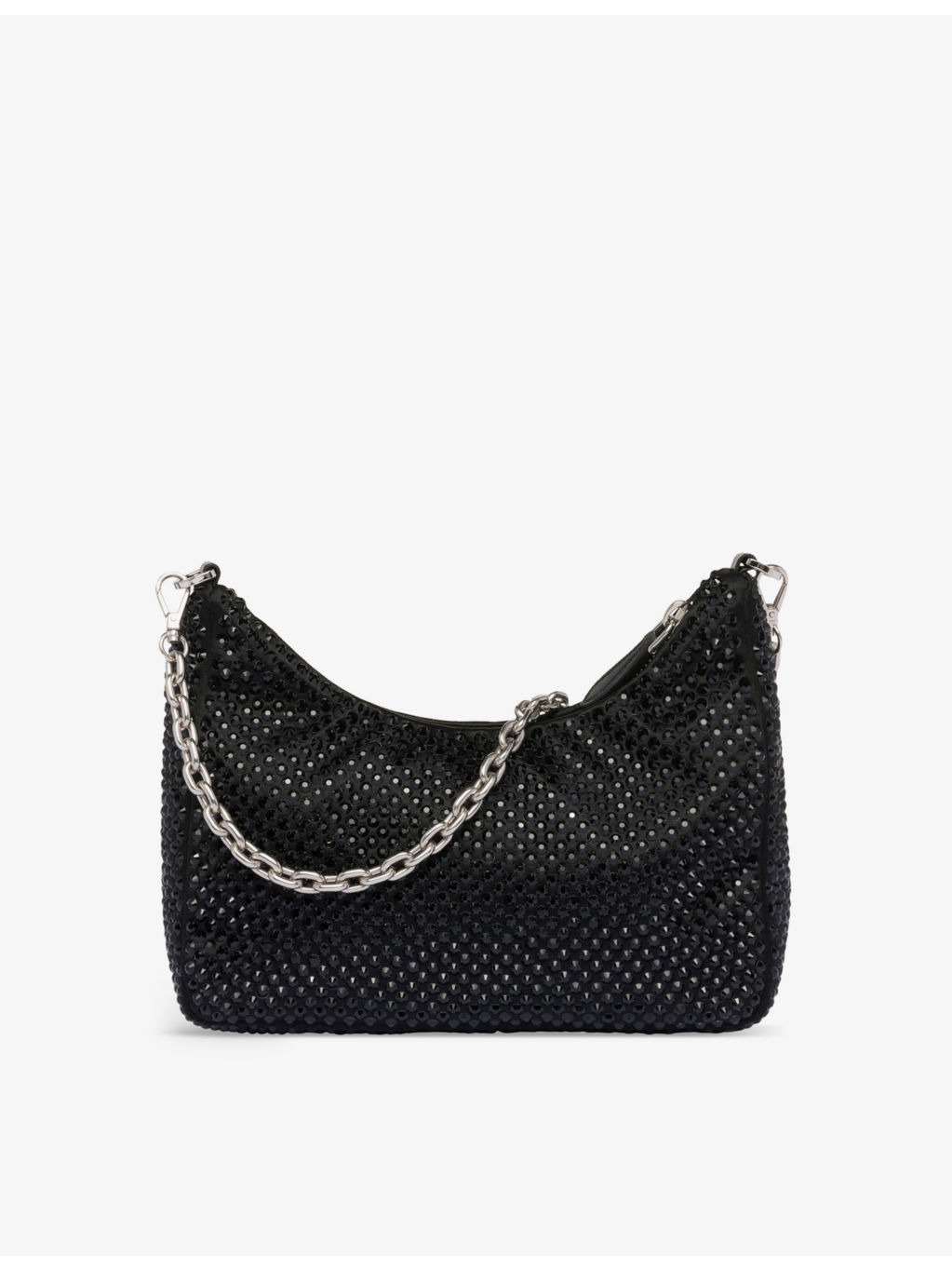 Re-Edition 2005 crystal-embellished satin shoulder bag - 3
