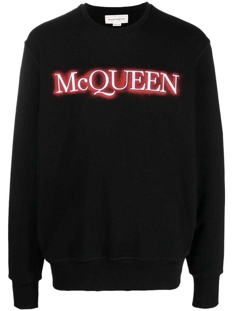 logo-print sweatshirt - 1