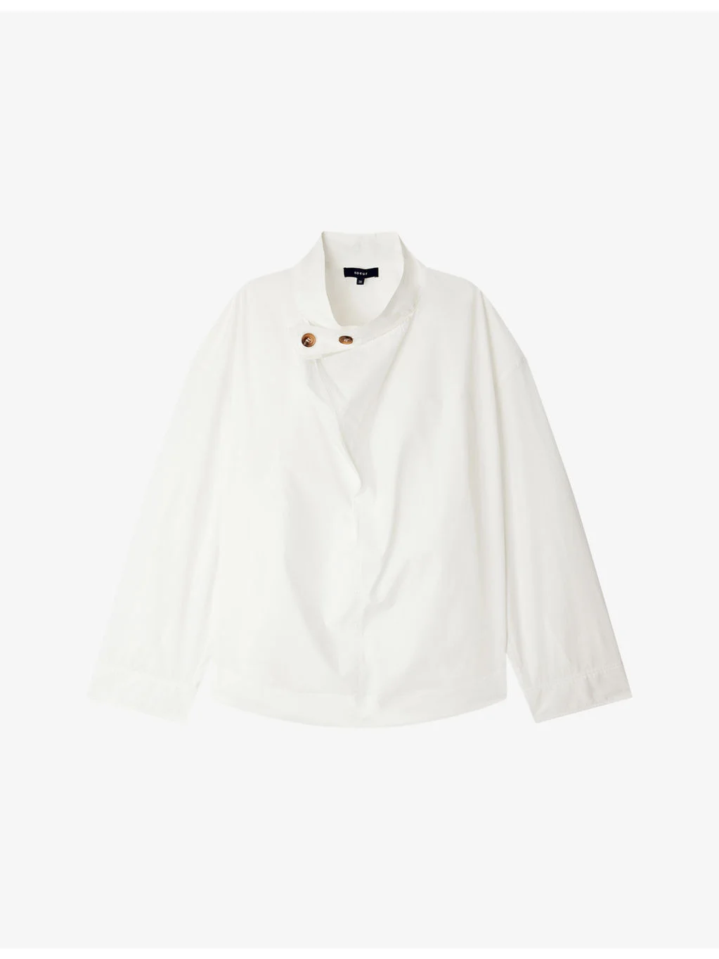 Felicite Tie-Belt Cotton Blouse - 1