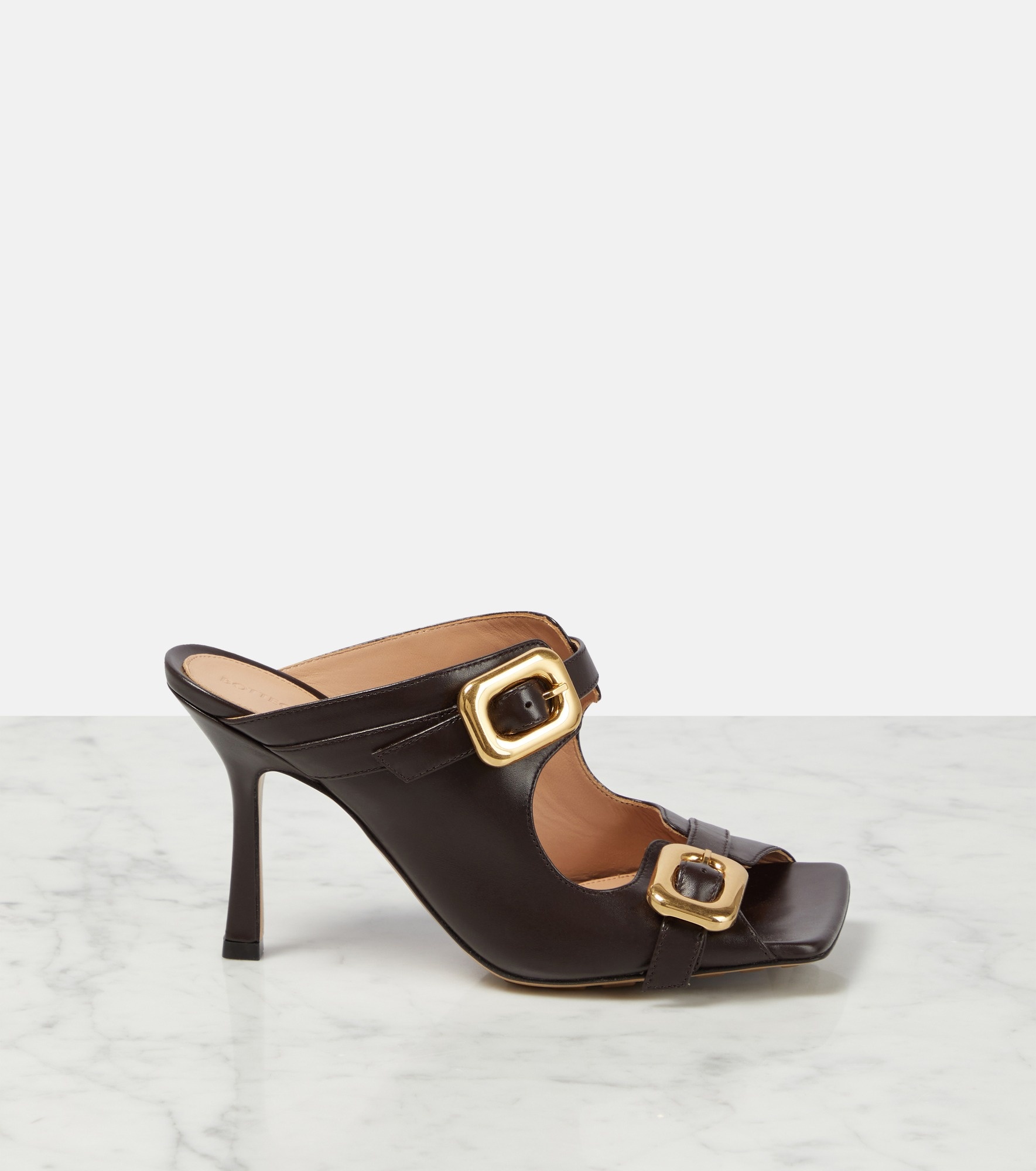 Leather mules - 6