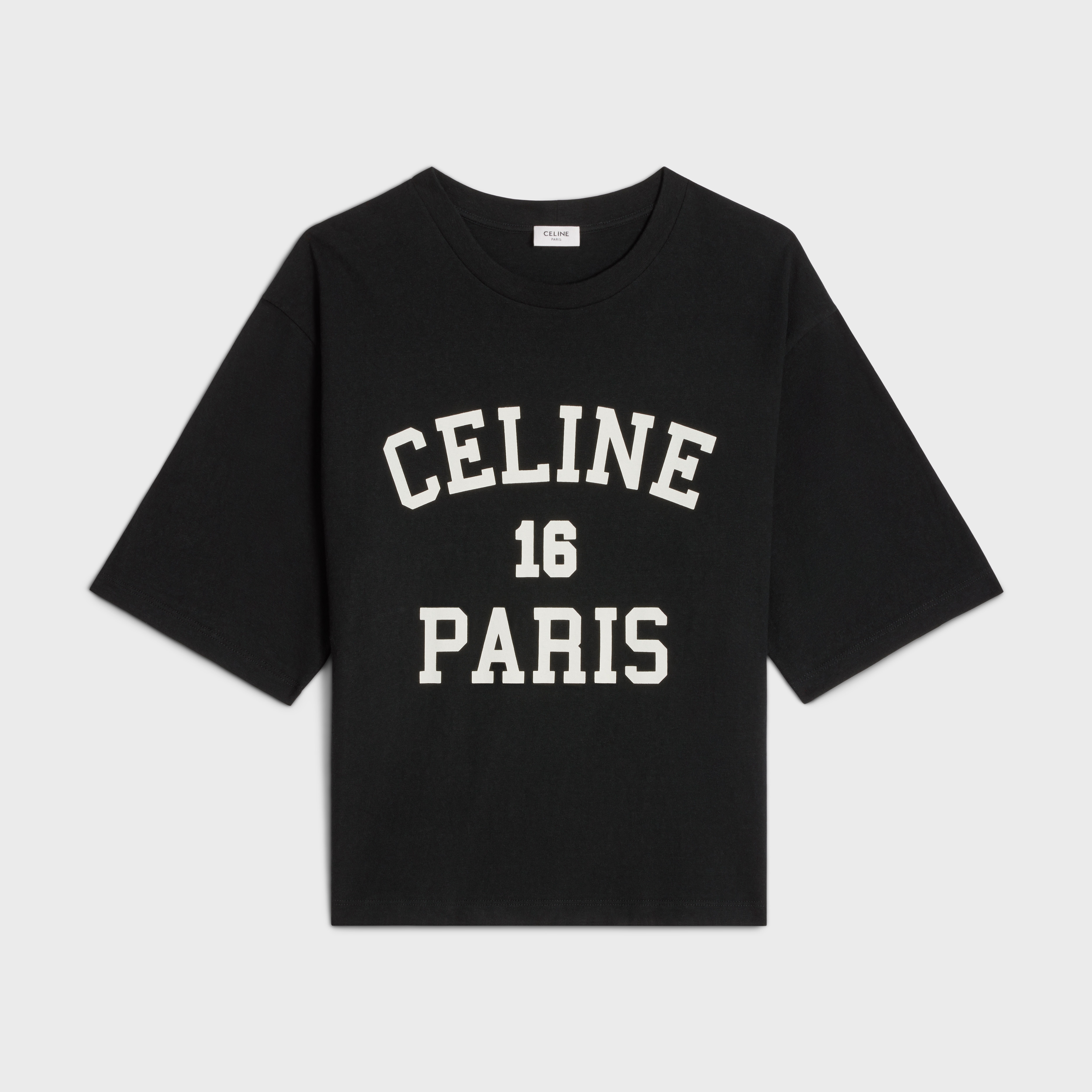 celine paris loose t-shirt in cotton jersey - 1