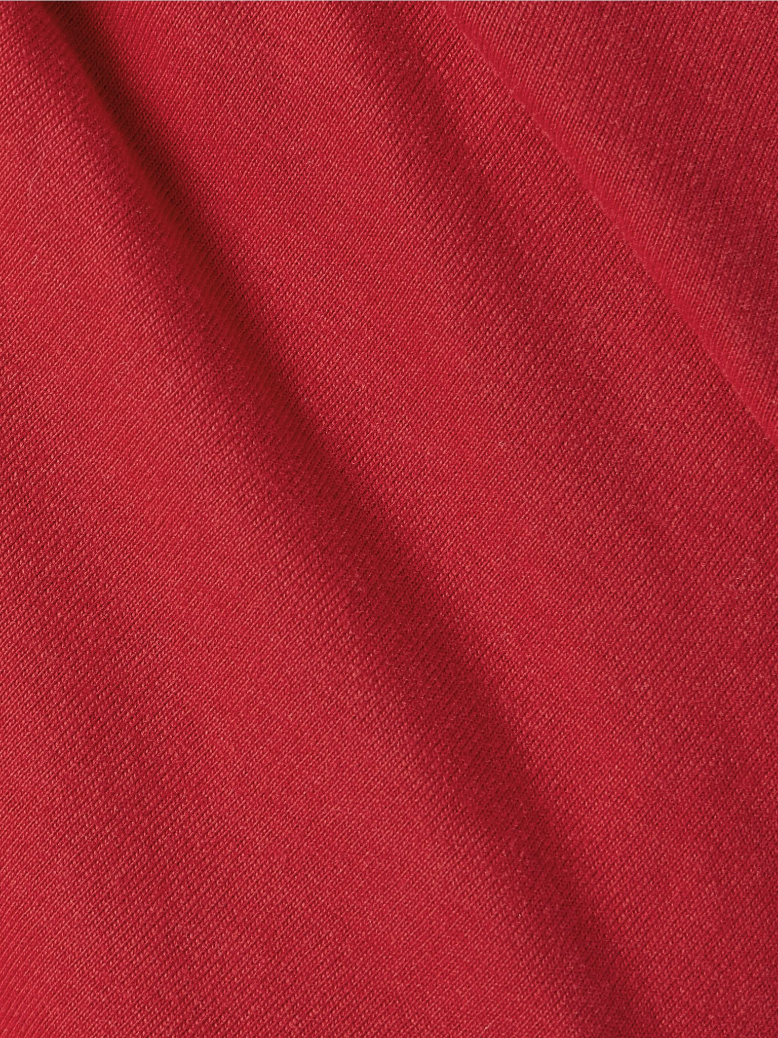 Berenice asymmetric draped cotton-jersey mini wrap skirt Red - 5
