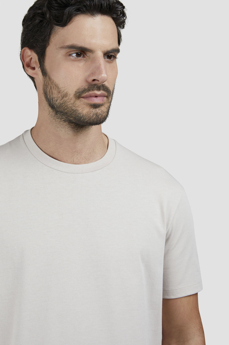 COTTON JERSEY T-SHIRT WITH DISTRESSED SHARKS PRINT 4